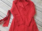 Red coat for women