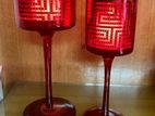 Red Indian -Styled Candle holder for Sale