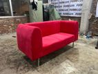 Red Velvet Sofa