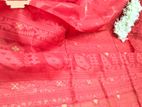 Red Zamdani Sharee(Saree)-লাল জামদানি শাড়ি-পূজার নিউ শাড়ি