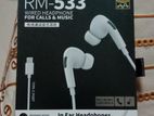 Remax RM-533 type c earphone original