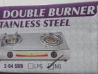 RFL Double Burner SS Gas Stove