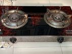 RFL Glass Double Gas Stove Rosee