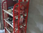 RFL Kitchen Rack 5 Step - Red & White