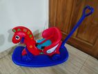 RFL Marshall Horse for Baby - 2 in 1 Red & Blue (Rocker Push Cycle)