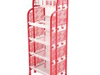 RFL Popular Kitchen Rack 5 Step Red