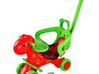 Rfl Trojan Horse-2 in 1-red & Green For Baby Kids Tricycle