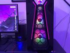 RGB gaming computer case