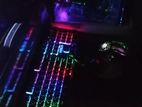 Rgb Lighting Gaming Keyboard And Hp Werless Mouse For Sell