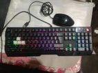 RGB neon bloody keyboard+ A4 tech mouse