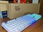 Rgb Semi mechanical Keyboard with 1 year warranty