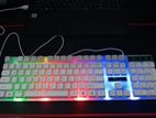 RGB White Gaming Keyboard