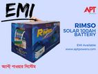 Rimso Solae 100Ah Tubular Battery