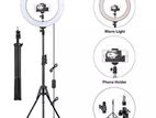 Ring light with tripod stand 10"