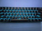 Rk - Royal Kludge RK61 Dual Mode RGB (Blue Switch) Black Gaming Keyboard