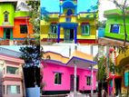 রঙ এর কাজ করা হয়। অল্প খরচে