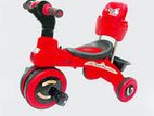 Rock Rider with Backrest- Tricycle(Red & Black)