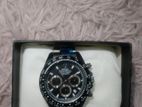 Rolex daytona stainless steel black and ceramic bezel