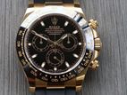 Rolex Daytona Yellow Gold Oysterflex Black Dial (Mastercopy)