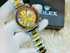 Rolex Rainbow Chronograph Watch For Man😍