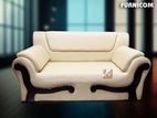 Rolled Arm Leaqueared Home and Office Sofa -
