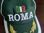 Roma Italia White and green strap back Cap