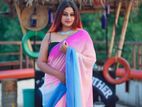 🌈 Rongdhonu Georgette Saree 👗 with Blouse | Stylish & Party Wear 🎉