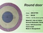 Round Door mat paposhপাপোশ