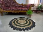 Round Door Mat, Paposh,পাপোশ,কটন পাপোশ,পাটের পাপোশ