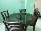 Round Glass dinning table