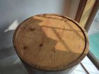 Round Pinewood Tea Table