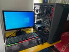 Rygen 5 3600, Ram 8gb, Ssd 120gb, 1gb Graphics with Monitor