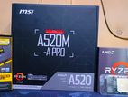 Ryzen 3 3200G+16GB Ram Corsair Msi A-520 Pro Motherboard Combo Offer