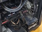 ryzen 5 3600 Gaming pc with monitor and headphone