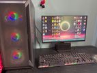 RYZEN 5600g pc with monitor keyboard everything full setup