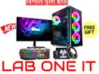 S PC তে। Core i3 4th GEN_SSD 128♦RAM 8GB_MONITOR 19"