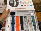 S1000 Pro Series 10 Smart Watch – 7-in-1 Multi-Strap Combo Set