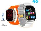 S8 Ultra 4G Android Smart Watch Waterdrop display With RAM 4GB,ROM 64GB.