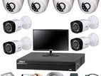 সার্ভিস চার্জi ছাড়া ফুল সেটআপ Day-Night Vision4-Pcs CCTV Package