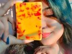 Saffron goat milk soap