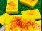 Saffron goat milk soap