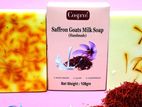 Safron goat milk soap