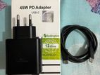 Samsang original super fast (45w)PD adapter&Tip-C cable