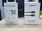 SAMSUNG 25 Watt PD Power Adapter & Cable