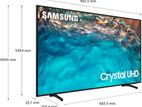 Samsung 43" CU7700 Smart Crystal UHD 4K LED TV with Official Warranty