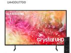 Samsung 43" Du7700 UHD 4K Smart Borderless LED TV Voice remote official
