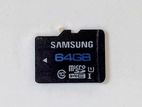 SAMSUNG 64GB MEMORY CARD (MICRO SD)