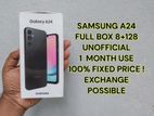 SAMSUNG A24 FULL BOX 8/128 ONLY 1 MONTH USE