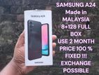 SAMSUNG A24 FULL BOX 8+128 USE 2 MONTH