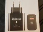 Samsung Charger 35W PD Adapter USB C A Super Fast charging